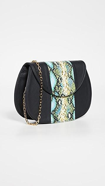 L'AGENCE Aoki Three-quarter Sleeve Silk Blouse In Black