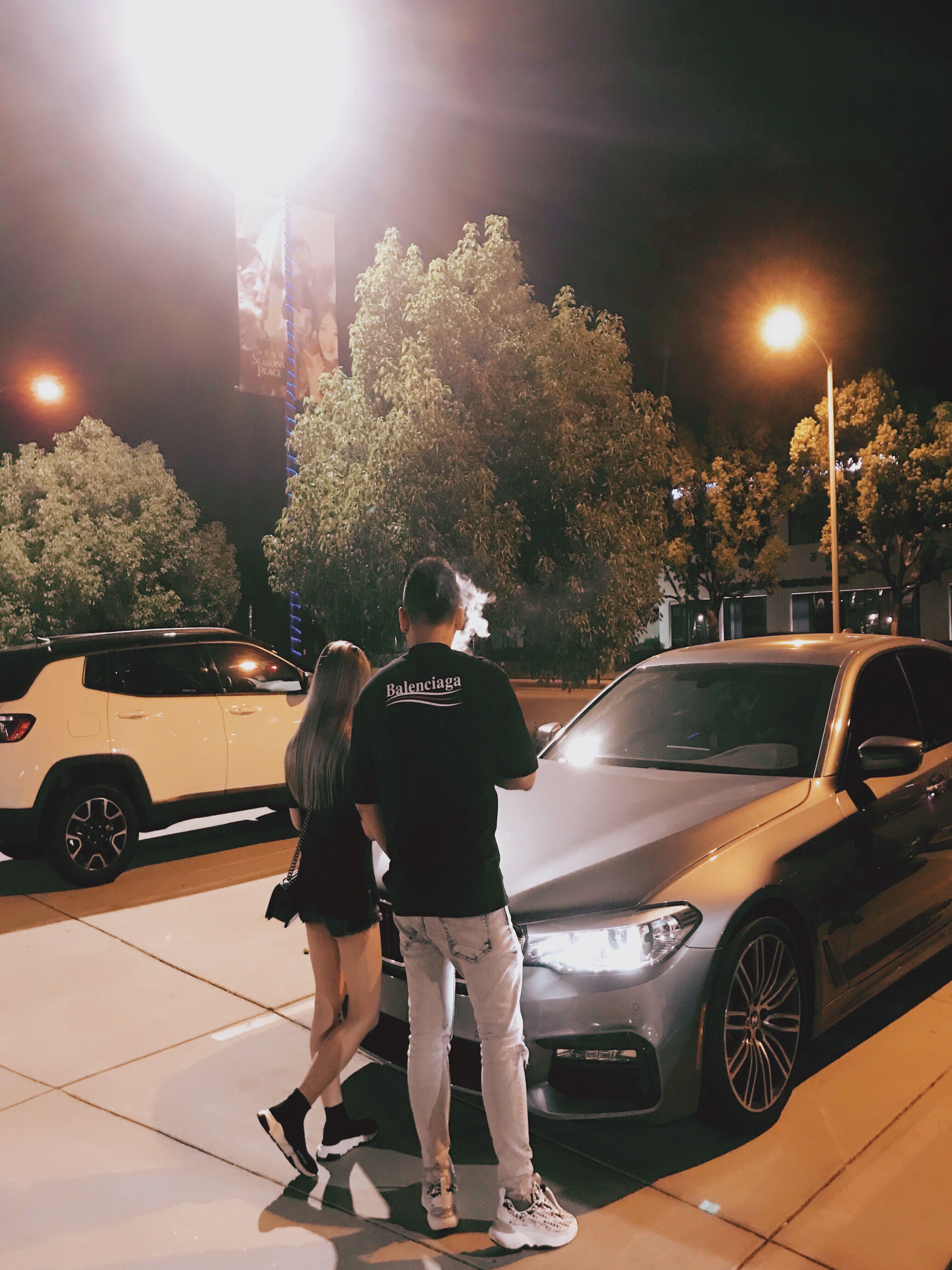 BALENCIAGA Oversized Logo-print Cotton-jersey T-shirt In Black White