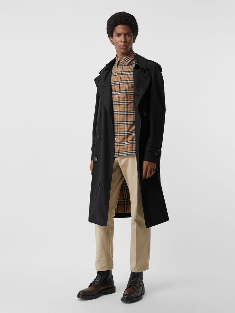 BURBERRY Cotton Shirt With Checked Pattern And Pockets In Multi