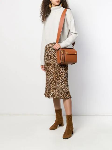 AQUAZZURA Camel Brown Saint Honore 50 Suede Ankle Boots