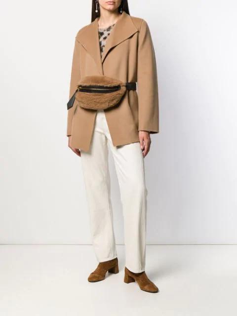 AQUAZZURA Camel Brown Saint Honore 50 Suede Ankle Boots