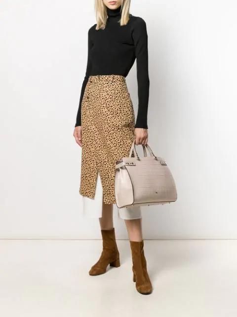 AQUAZZURA Camel Brown Saint Honore 50 Suede Ankle Boots