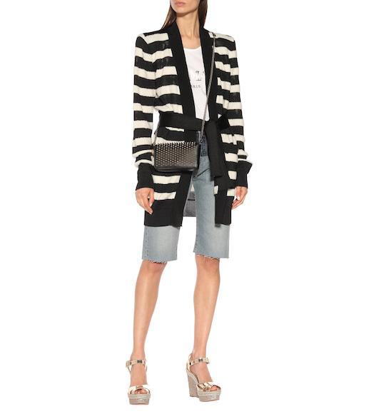 BALMAIN Logo-print Sleeveless T-shirt In White