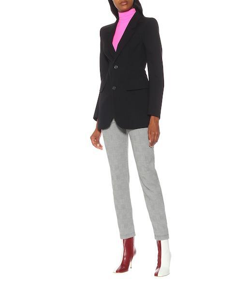 BALENCIAGA Hourglass Woollen Jacket In Black