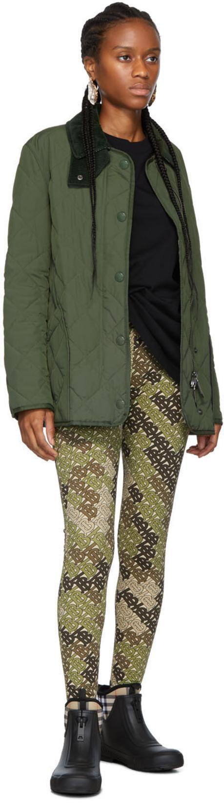 BURBERRY Black T-shirt With Check Pattern Sleeves Women