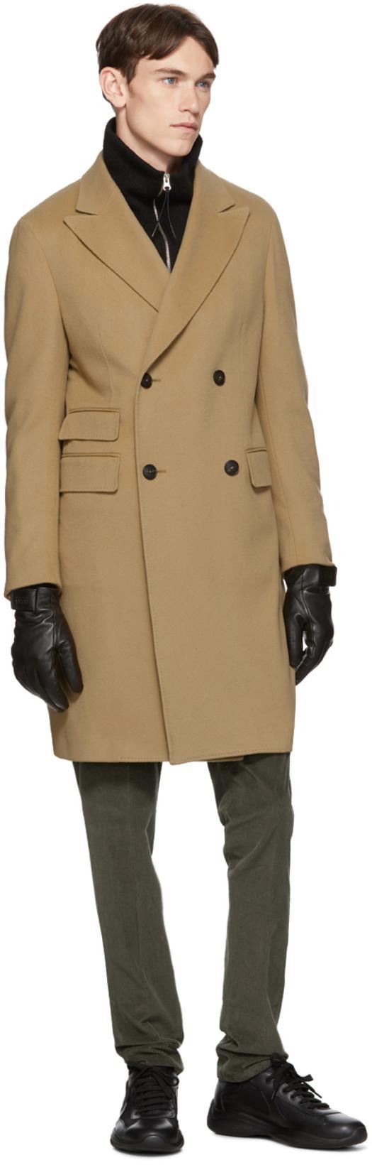 PRADA Black Leather New Americas Cup Sneakers