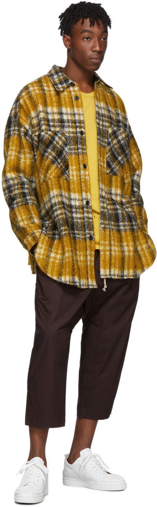 CHRISTIAN LOUBOUTIN Men Louis Junior Spikes Leather Sneakers In Multi