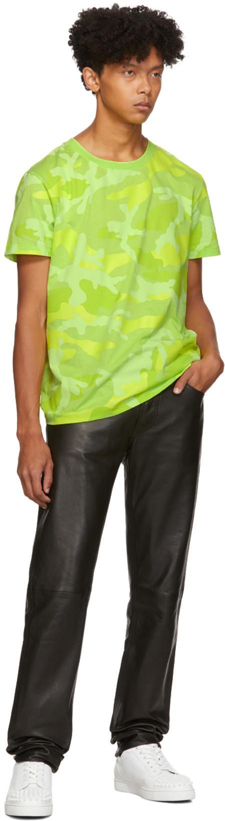 CHRISTIAN LOUBOUTIN Men Louis Junior Spikes Leather Sneakers In Multi