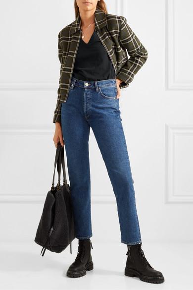 RAG & BONE Surplus Stretch Modal And Cotton-blend Jersey T-shirt In Black