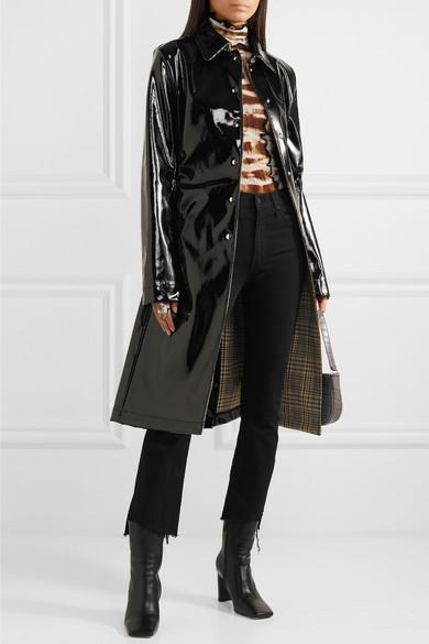 MOTHER The Insider Crop Distressed High-rise Flared Jeans In Not Guilty