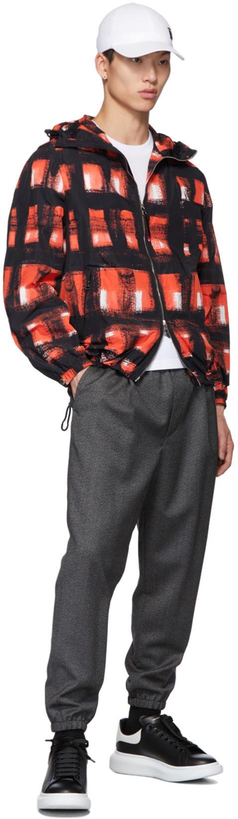 ALEXANDER MCQUEEN Oversized Sneakers In Black And White Leather