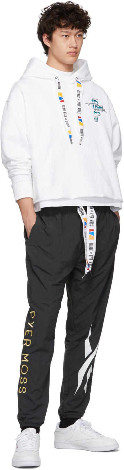 REEBOK Round Toe Low-top Casual Shoes In White