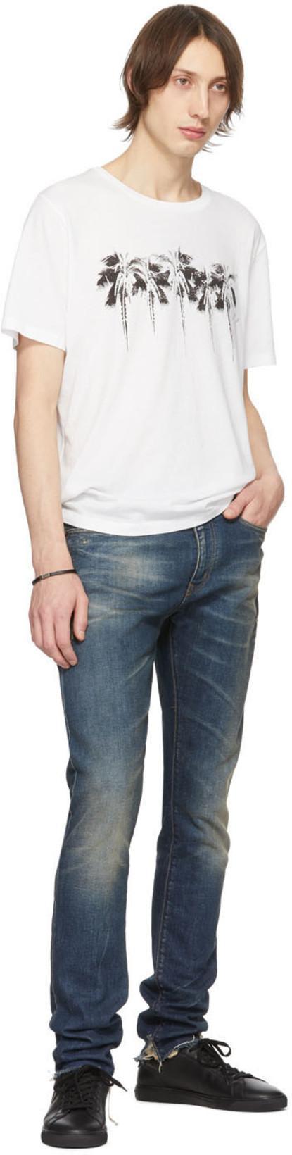 SAINT LAURENT Andy Black Leather Sneakers