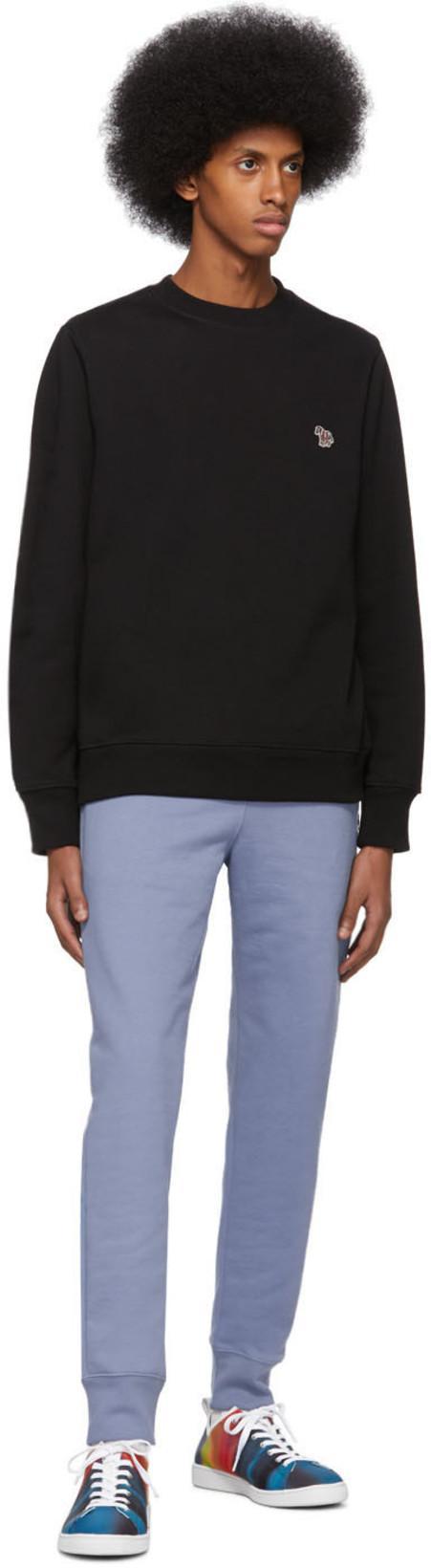 PS BY PAUL SMITH Ps Paul Smith Zebra Logo Sweatshirt With Zebra Logo In Black
