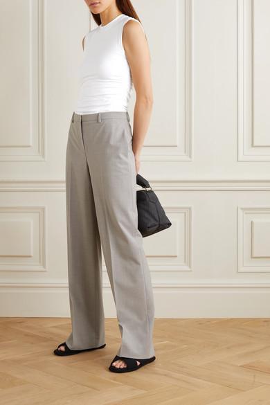 ATM ANTHONY THOMAS MELILLO Cropped Stretch-pima Cotton Jersey Tank In White