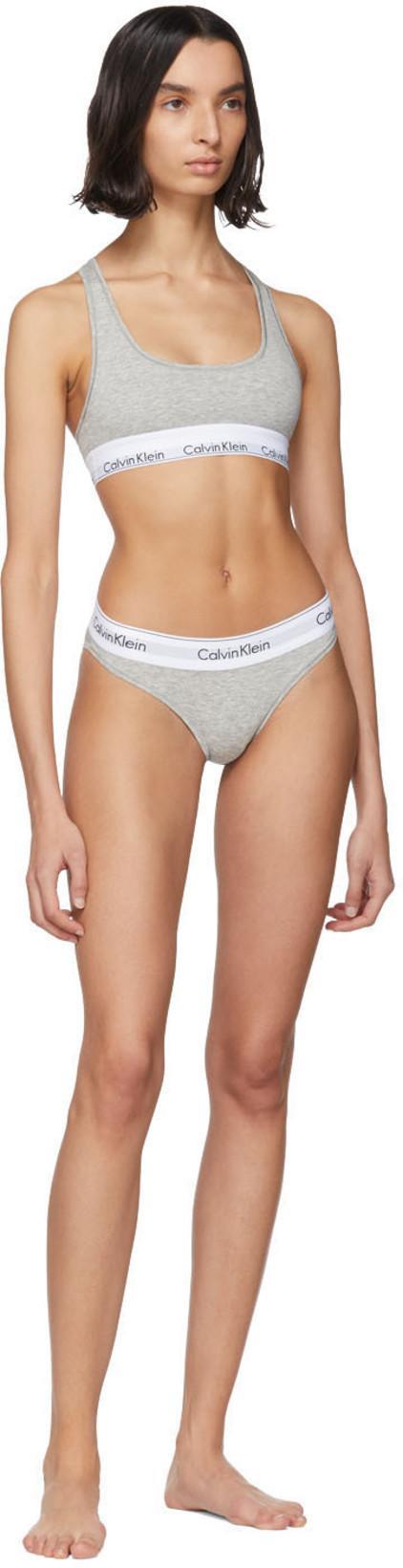 CALVIN KLEIN UNDERWEAR Modern Cotton Stretch Cotton-blend Briefs In White