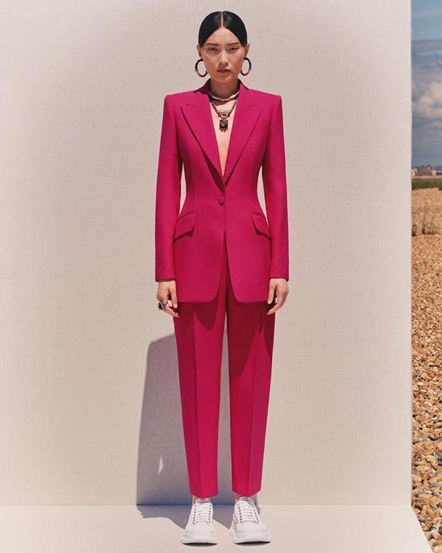 ALEXANDER MCQUEEN White Canvas Tread Slick Sneakers