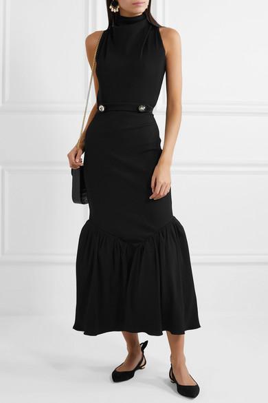 AQUAZZURA Forever Marilyn Cutout Ballet Flats In Black Suede