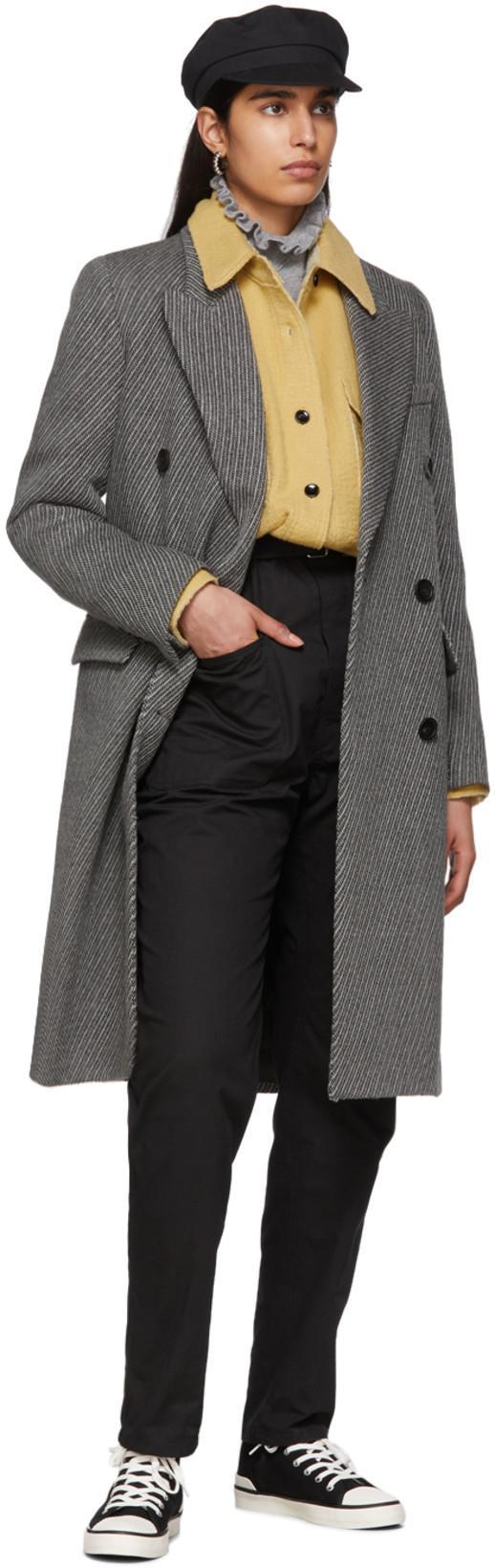 ISABEL MARANT Ribbed-toe Cap High-top Sneakers In Black