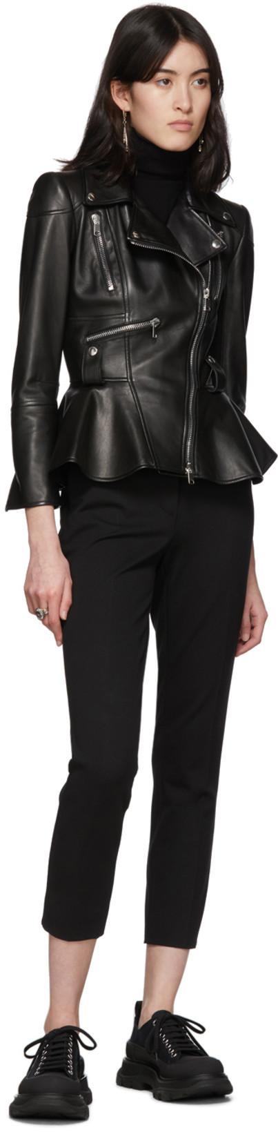 ALEXANDER MCQUEEN Tread Slick Sneakers In Black Silver