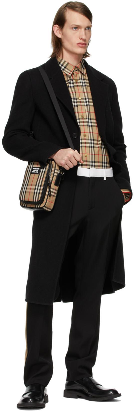 BURBERRY Shirt With Vintage Check Pattern In Neutral