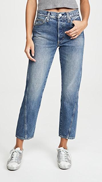 AMO Ribbed-knit Tank Top In Gray