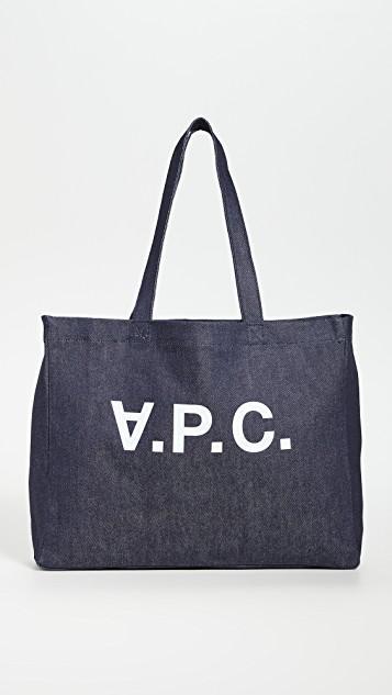 APC A.p.c. Blue Denim Daniela Shopping Bag
