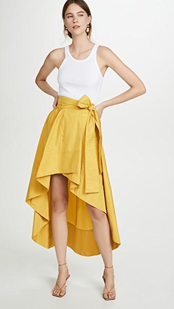 AMO Ribbed Tank Top In White