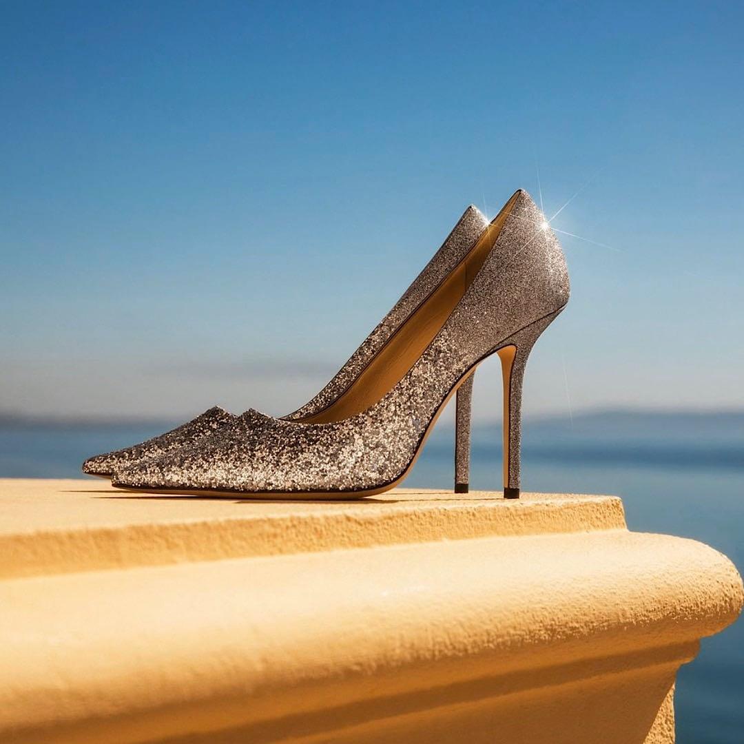 JIMMY CHOO Romy 85 Pumps In Gold