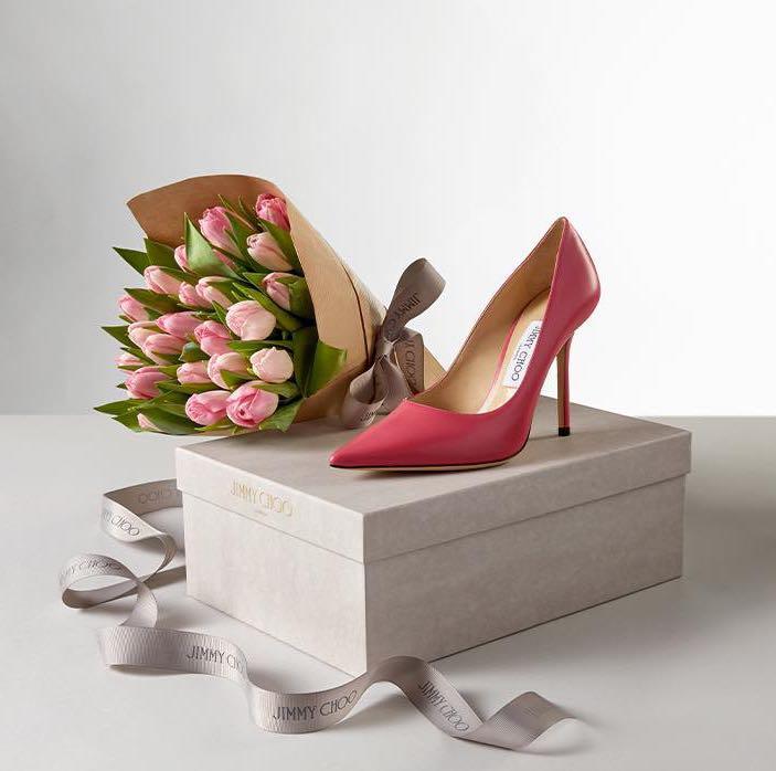 JIMMY CHOO Love 85mm Patent Leather Pumps In Black