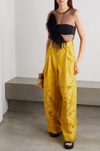 COMMANDO Double Take Lace-paneled Stretch Bandeau Bra In Black