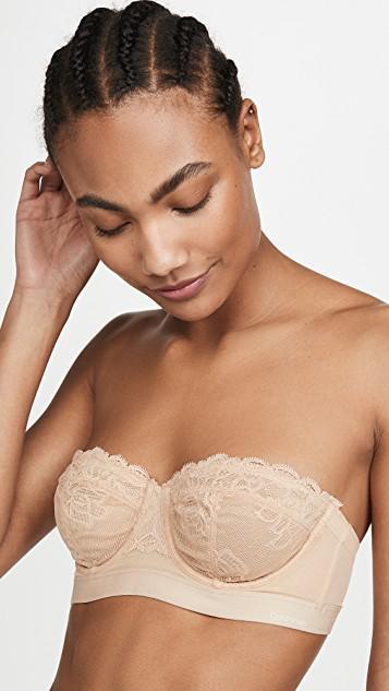CALVIN KLEIN UNDERWEAR Invisibles Stretch-jersey Underwired Strapless Bra In Bare 265