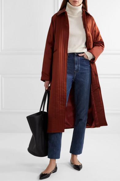 VALENTINO GARAVANI Rockstud Patent Leather Ballet Flats In Animal Print