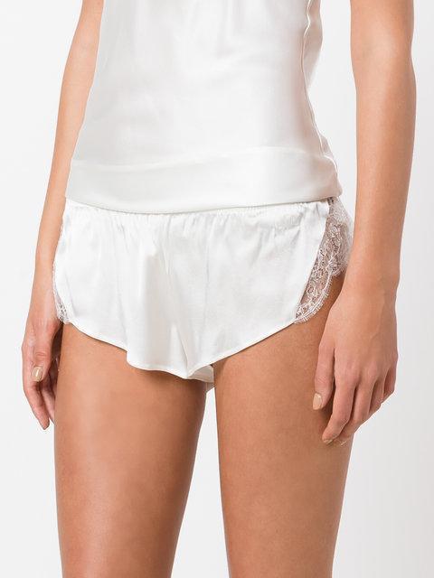 GILDA & PEARL Gina Silk Lace Camisole In White