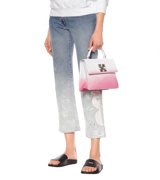 OFF-WHITE Rubber Slides For Left And Right In Black