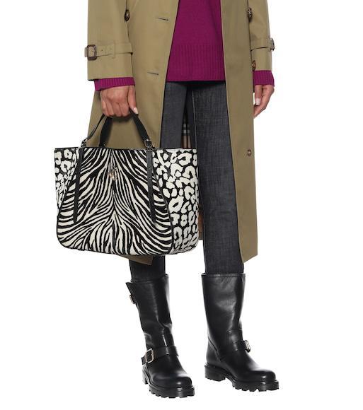 JIMMY CHOO Biker Ii Leather Boot In Black