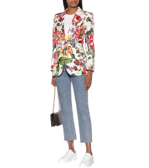 DOLCE & GABBANA Women Portofino Leather Low-top Sneakers With Lateral Lettering Logo In White