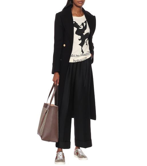 GUCCI Ace Gg Supreme Bee-print Monogrammed Sneakers In Beige