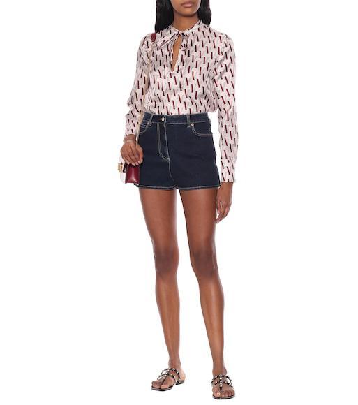 VALENTINO GARAVANI Summer Rockstud Thong Sandals In Black