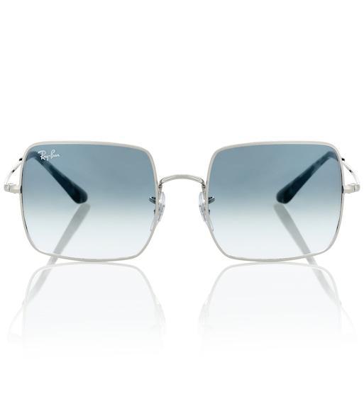 RAY BAN Ray-ban Oversized Square Frame Sunglasses In Silver