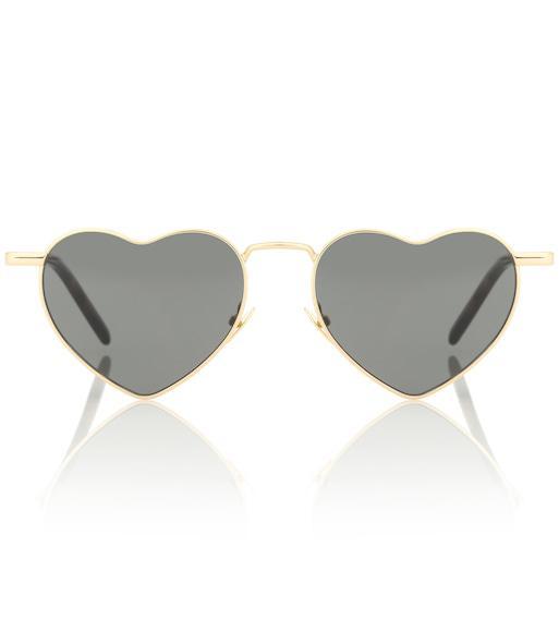 SAINT LAURENT Sl 301 Loulou Sunglasses In 004 Gold Gold Grey