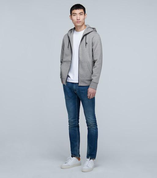 POLO RALPH LAUREN Ralph Lauren Custom Slim Fit Stretch Mesh Polo Shirt In White