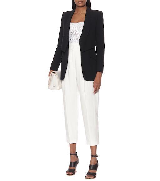 ALEXANDER MCQUEEN Cotton-blend Corded Lace Bustier Top In Neutral