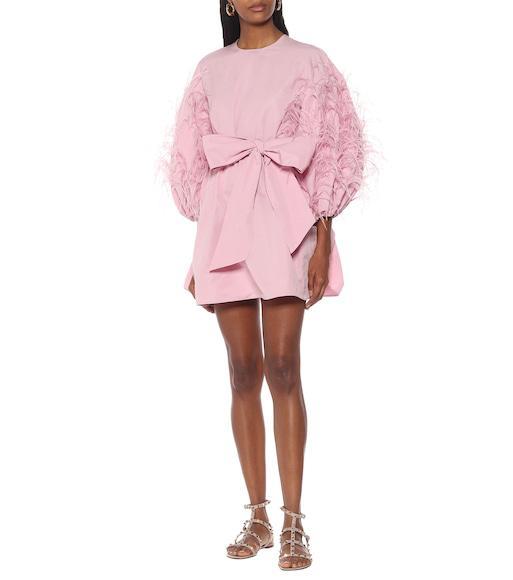 VALENTINO GARAVANI Rockstud Ankle Strap Flat Sandal In Pink