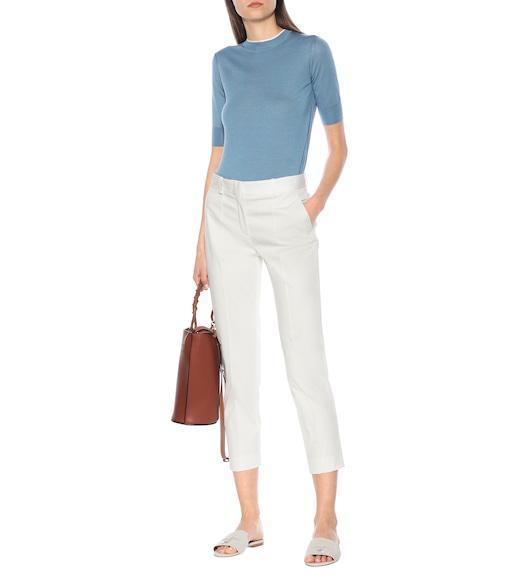 LORO PIANA Summer Charms Flat Sandals In Pearl_powder