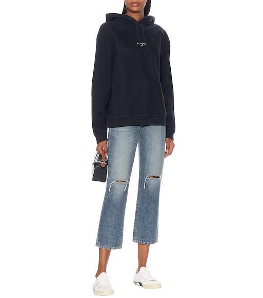 ACNE STUDIOS Sweatshirt À Capuche In Black
