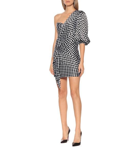 SAINT LAURENT Loulou Chain Tassel Earrings In Silver