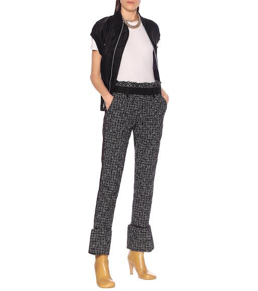 SACAI Nylon Twill Vest In Blue