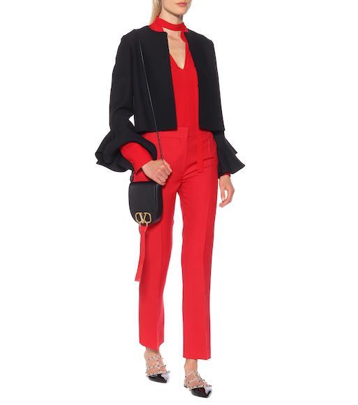 VALENTINO GARAVANI Patent Leather Rockstud Mule In Nude