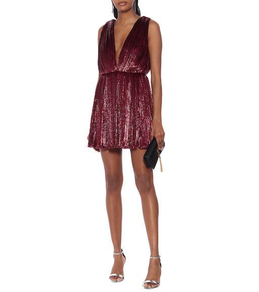 SAINT LAURENT Loulou Chain Tassel Earrings In Silver